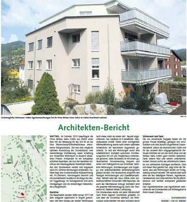 Neubau Mehrfamilienhaus – Architekten-Bericht